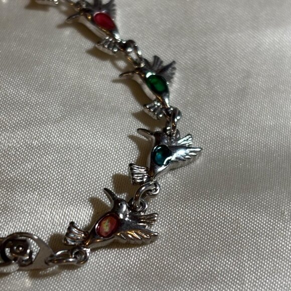 Vintage Handmade Silver Bracelet - Picture 2 of 4